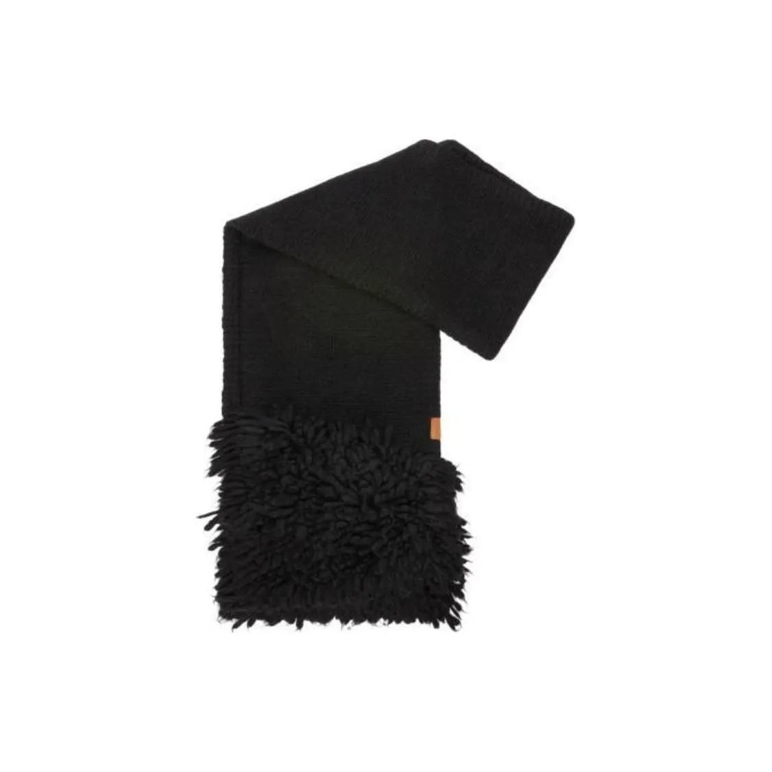 LOEWE Alpaca Knit Scarves Women's Black