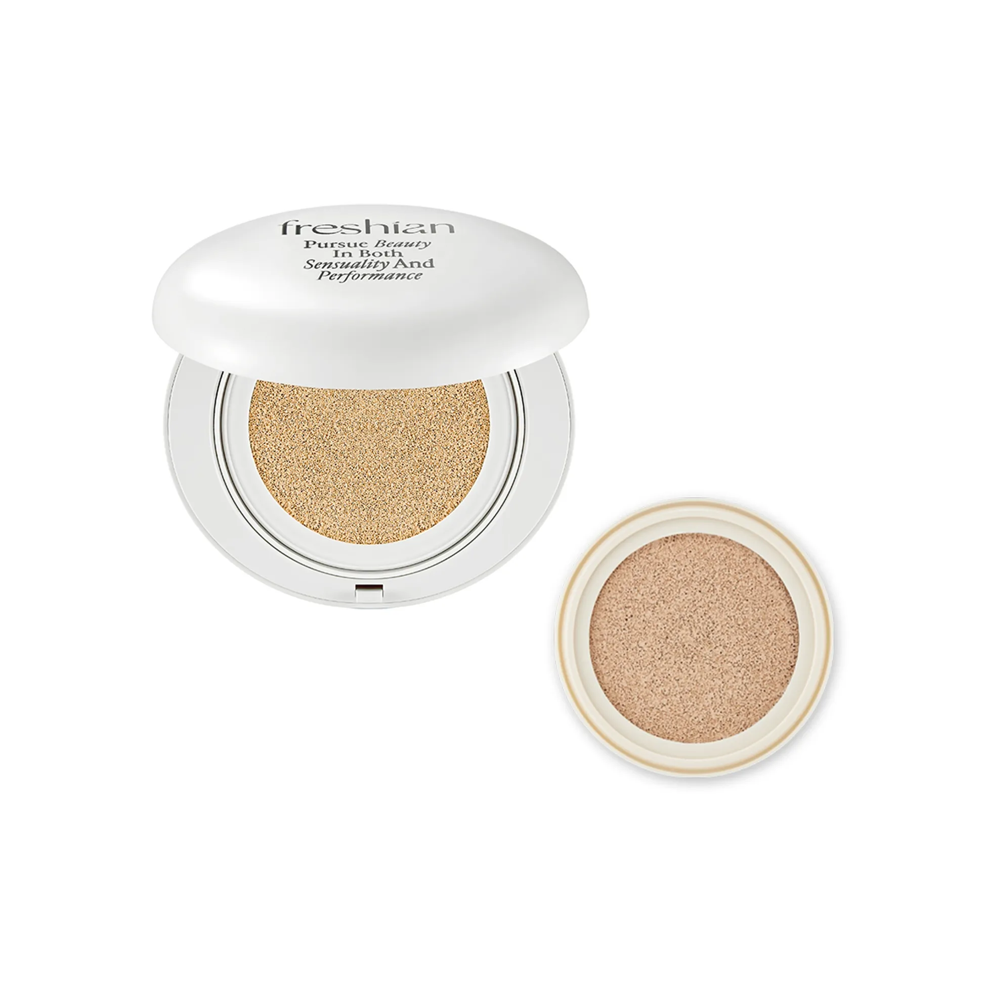 FRESHIAN Комплект одежды в форме яйца с воздушными подушками корректирующий тон лица 12 г + запасное ядро 12 г