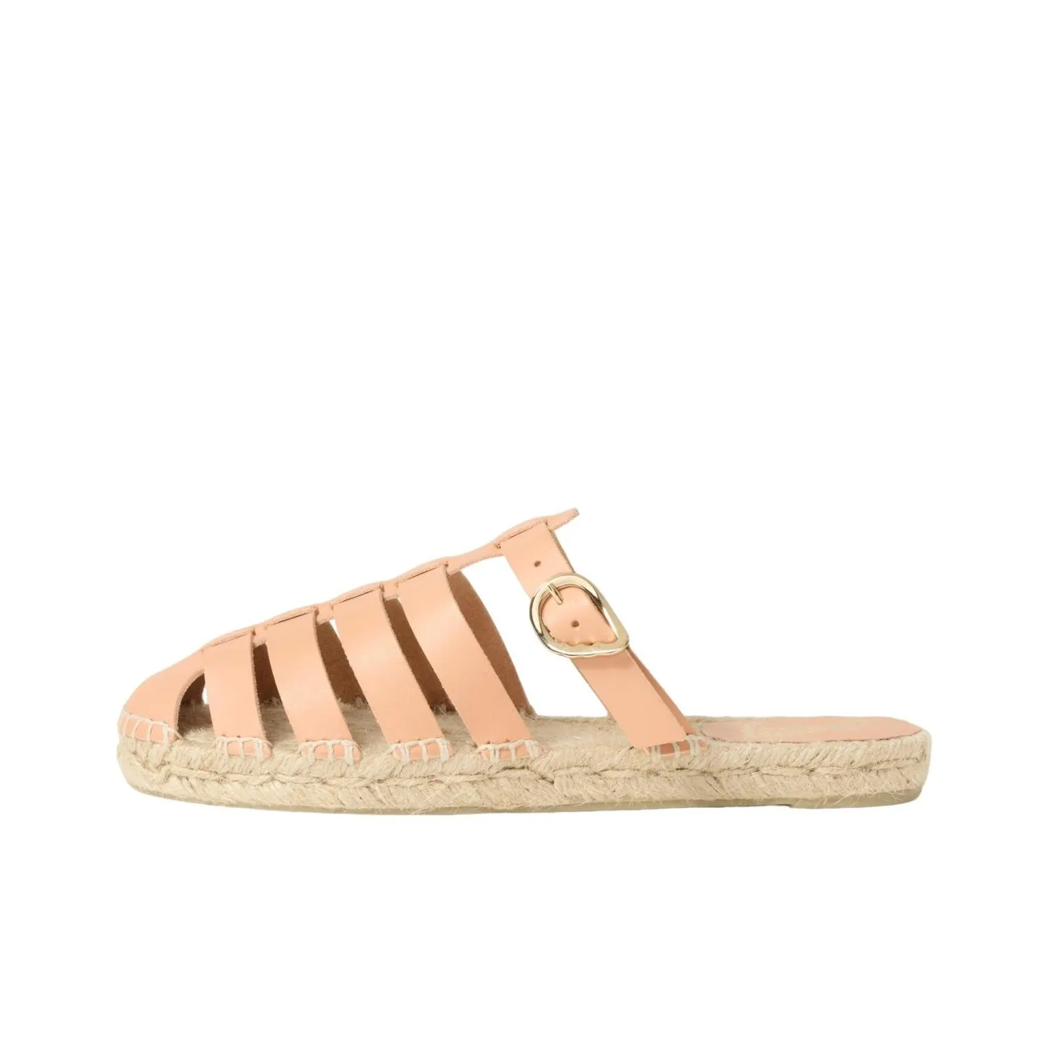 shoes loretta vitale 46 300 red x Castañer Rubber Sole Abrasion Resistant Wrap toe Slippers Women's Nude