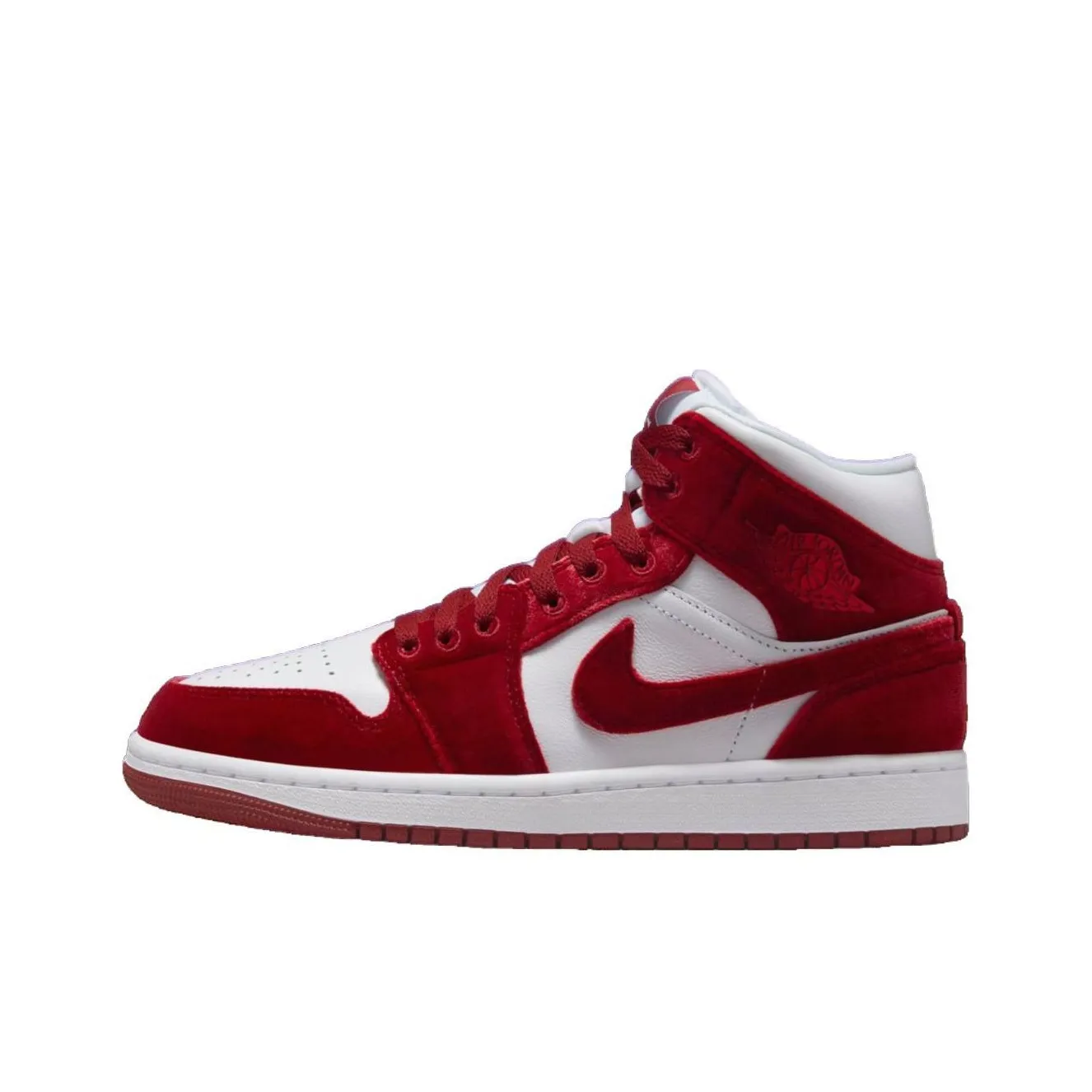 JORDAN 1 Mid Se Red Velvet Women's