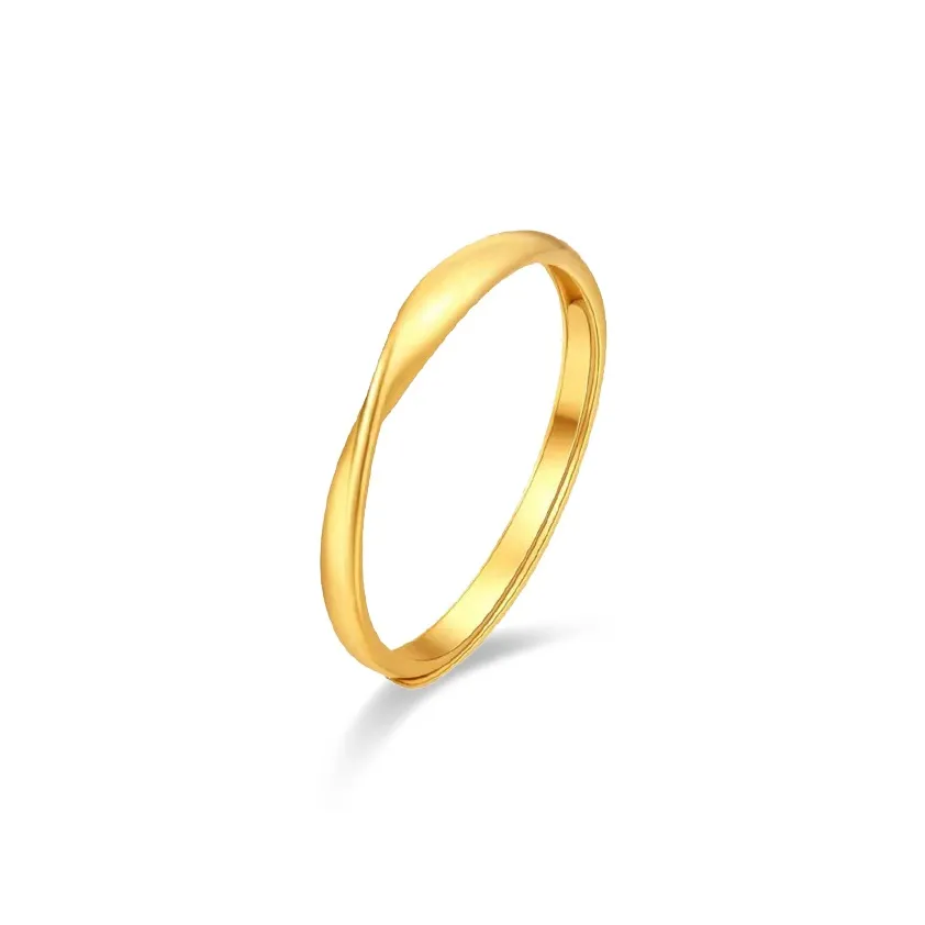 WANLIACC Сплав Mobius Bowknot Couple Ring Unisex