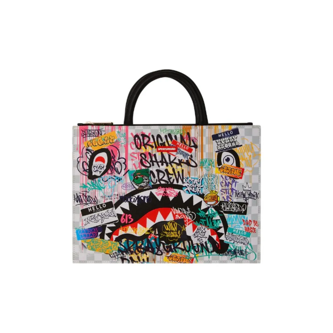 SPRAYGROUND Искусственная кожа Ручная сумка для ноутбука Стандартная Унисекс Многоцветная