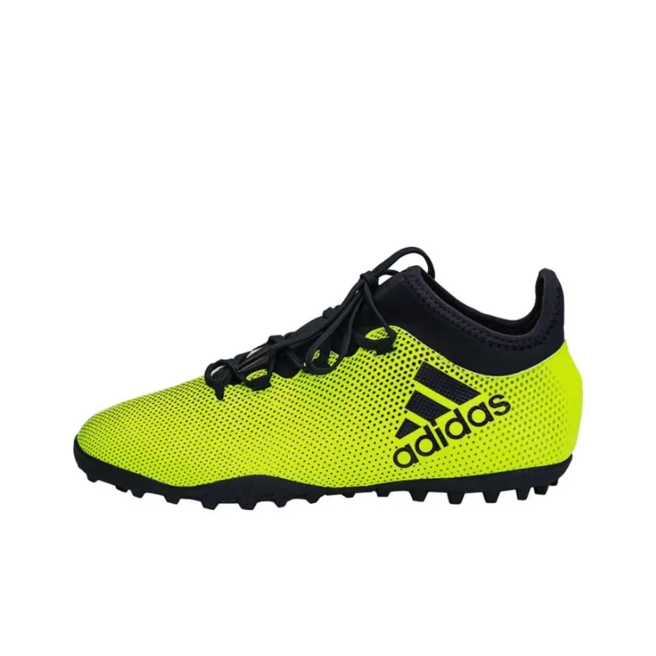 TANGO x Adidas X 17.3 TF Rubber Broken Studs Anti Slip Wear Resistant Soccer Shoes Men's Green