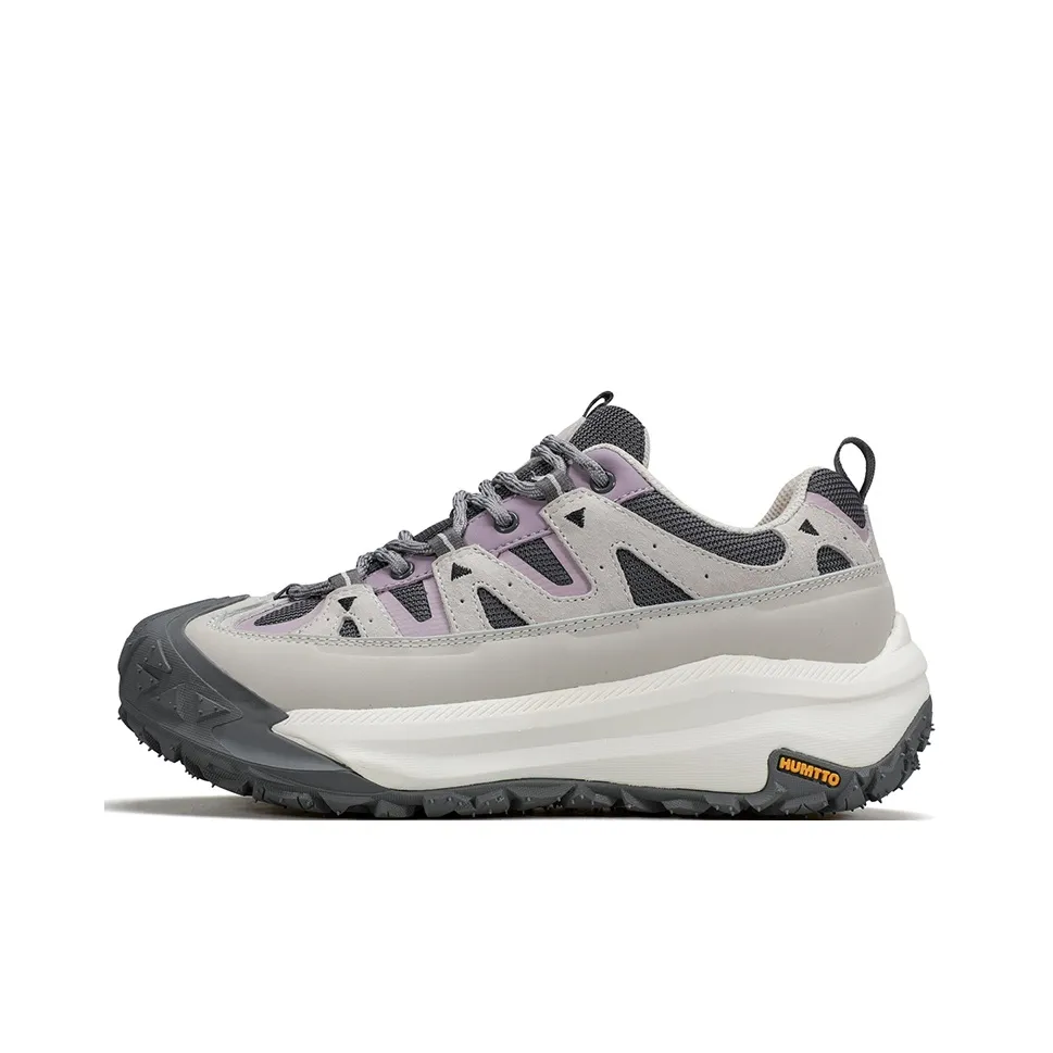 HUMTTO Амортизация Противоскользящие Поддержка Низкий Верх Походная Обувь Женская Бежевая Серый Розовый Фиолетовый