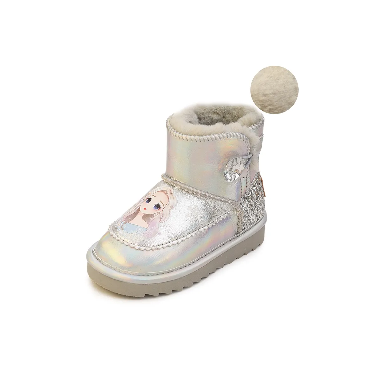 Budding Водонепроницаемый и Теплый Низкие Детские ботинки для малышей