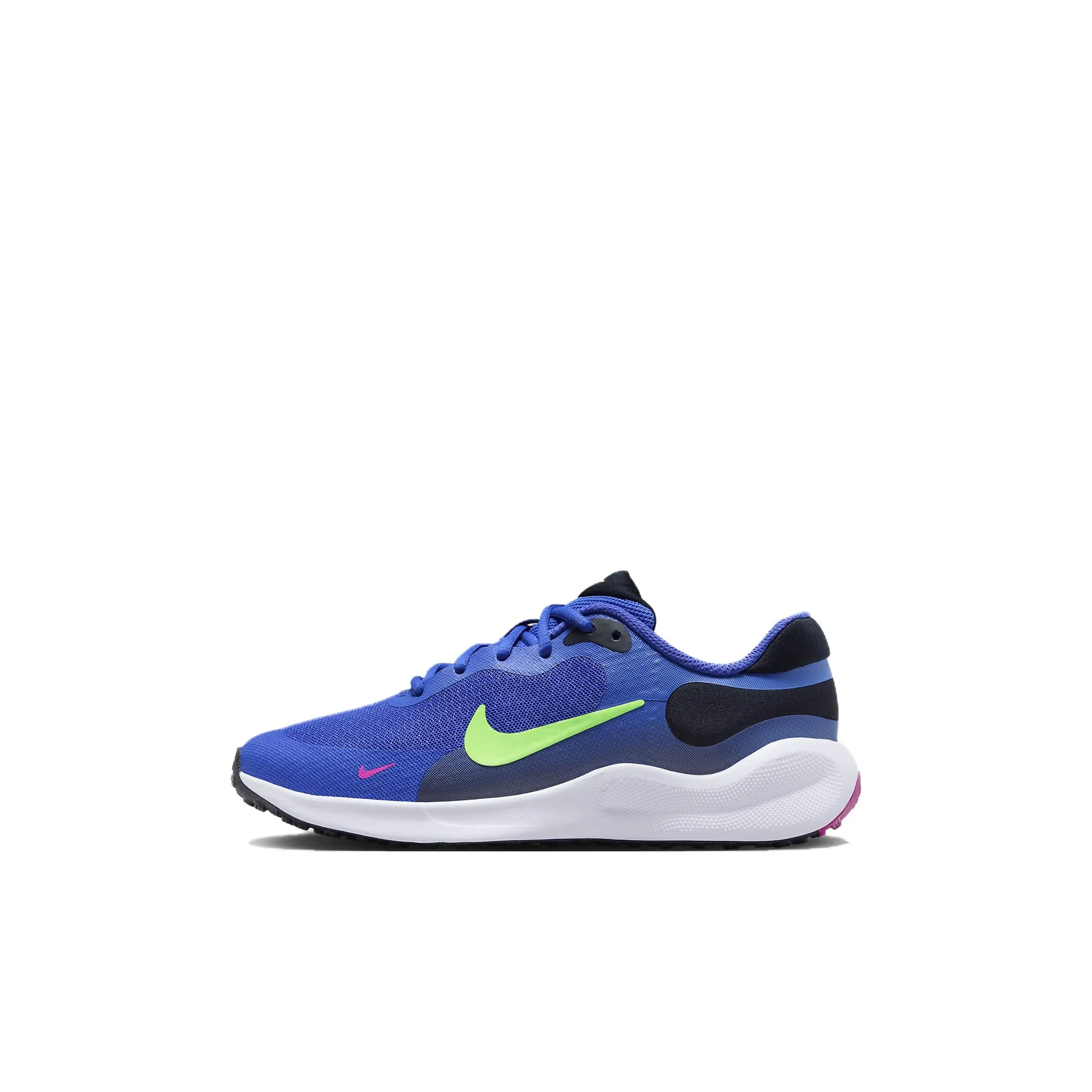 Nike Revolution 7 GS 'Ultramarine Lime Blast'