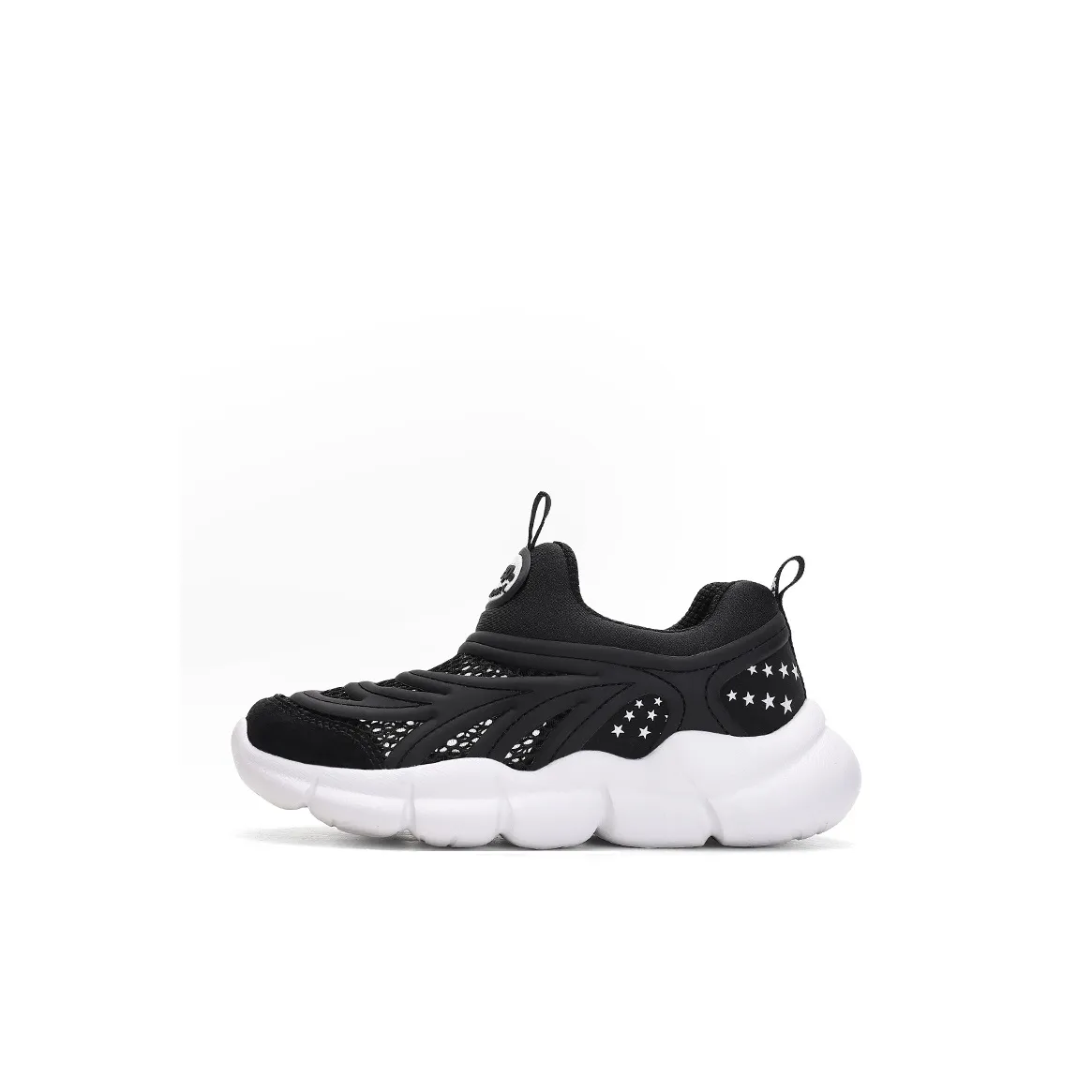 JEEP Легкий Удобный Дышащий Универсальный Slip On Гусеница Низкий Топ Kids Lifestyle Shoes Черный Детский