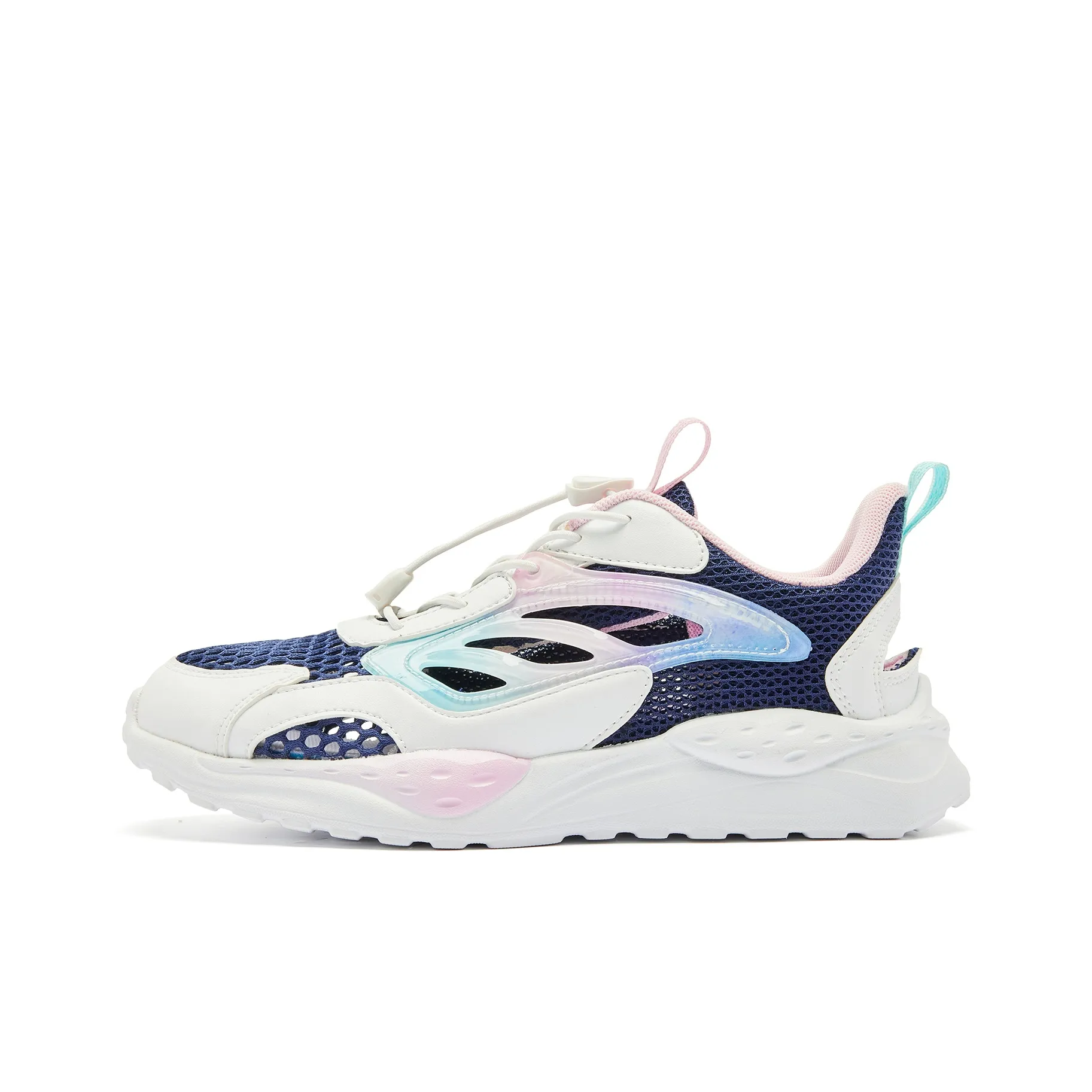 QIAODAN Рамка Противоскользящая Дышащая Легкая Детские Лайфстайл Обувь Спокойный Синий Джордан Белый Подростки