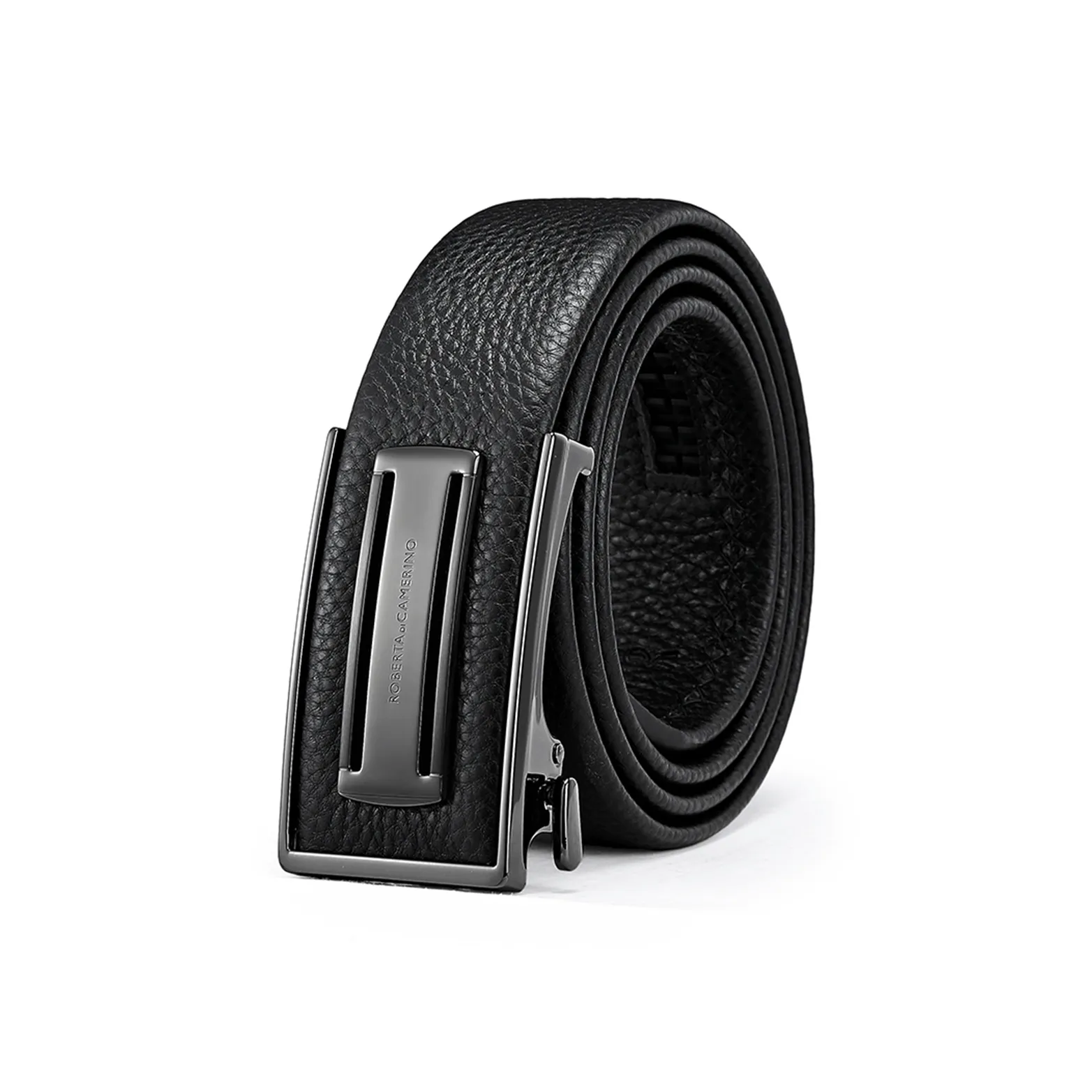 Roberta Di Camerino Ремни из коровьей кожи Мужской Черный 3,5 см Открытка с поздравлением Написание и услуга печати PHOTO