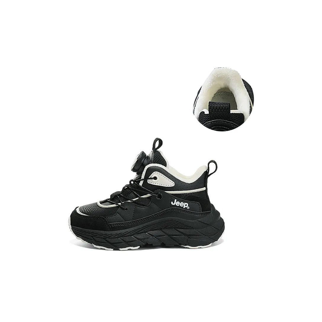 Jeep Низкий Топ KIDS Lifestyle Shoes Черный Rice Хлопок Детский