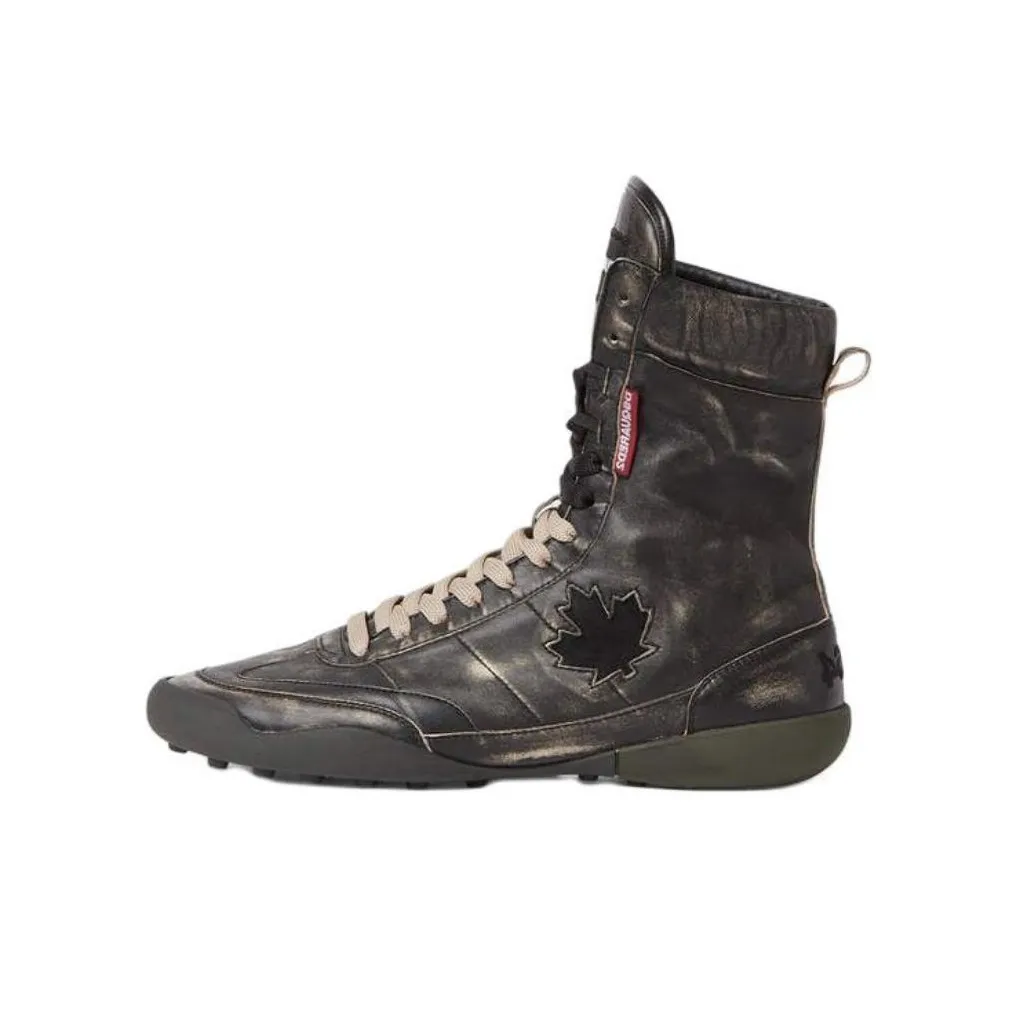 DSQUARED 2 High Top Casual Shoes Men's Gray