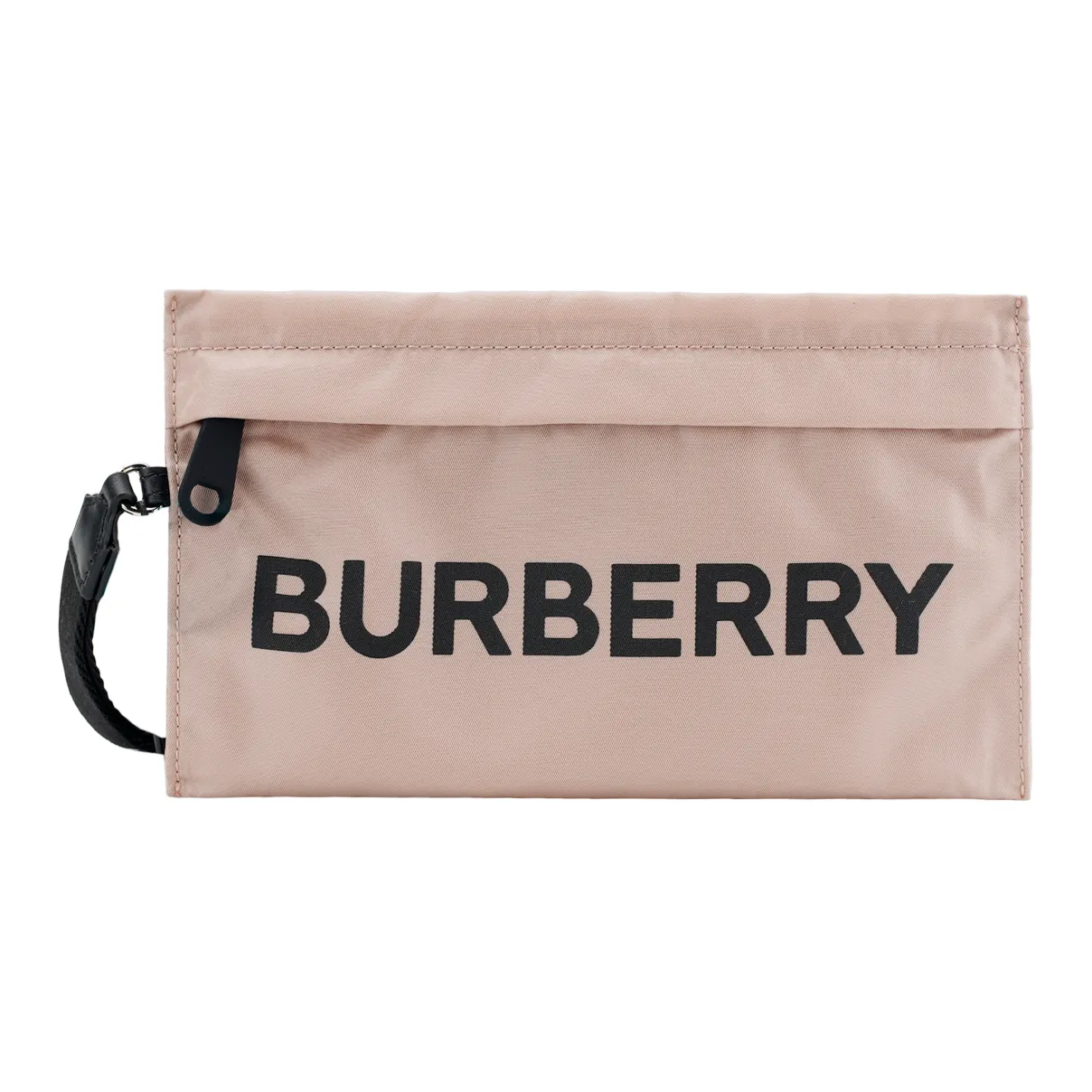 Burberry Leather Clutch Women's Rose Beige