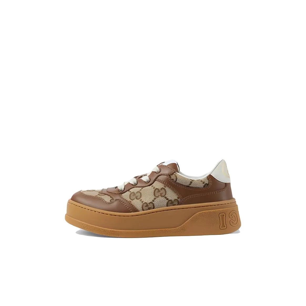 GUCCI Kids GG-canvas Leather Sneakers
