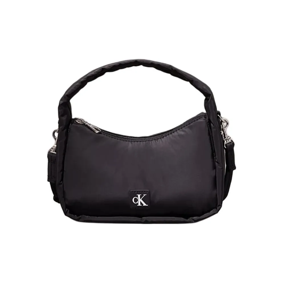 CALVIN KLEIN Polyester Shoulder Bag, Crossbody Bag, Handbag Women's Black