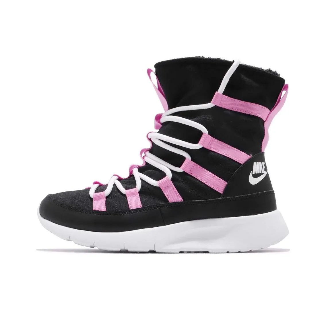Nike Venture Slip-Resistant Crew Детские ботинки Черный Розовый Подростки