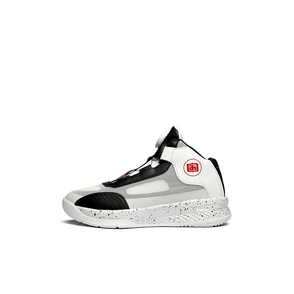 IVERSON Детские баскетбольные кроссовки High Top Белый Черный Красный Kids