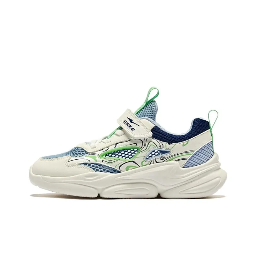 ERKE KIDS противоскользящие устойчивые к истиранию детские сандалии синие и белые для подростков