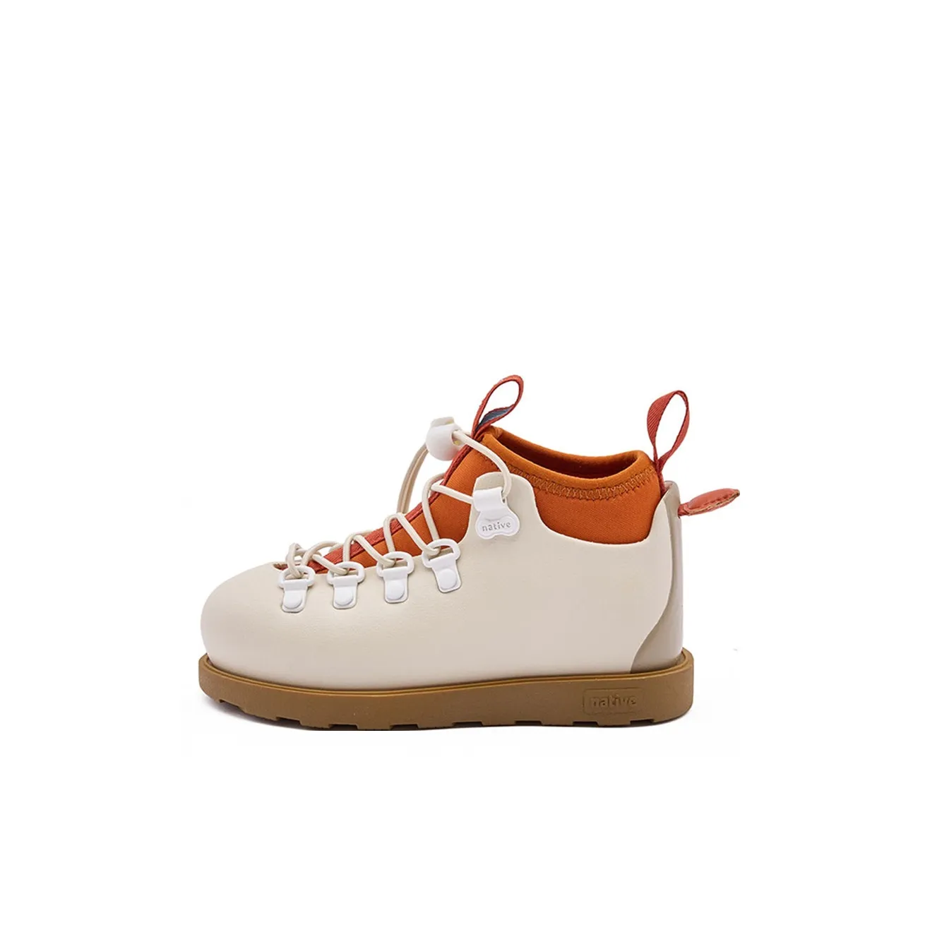 Native Shoes Fitzsimmons 3,0 Urban Exploration Коллекция Low Cut Детские ботинки Ecru Brown Детский