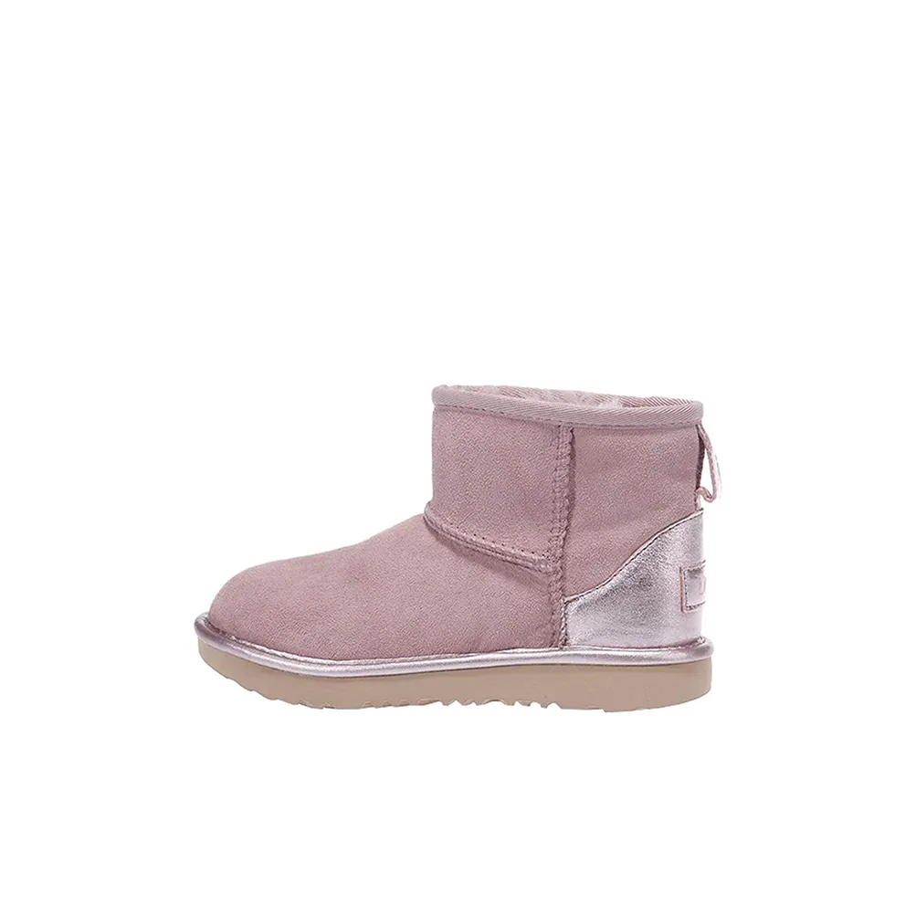 UGG CLASSIC MINI Термические Низкие Детские Ботинки Розовые Малыш