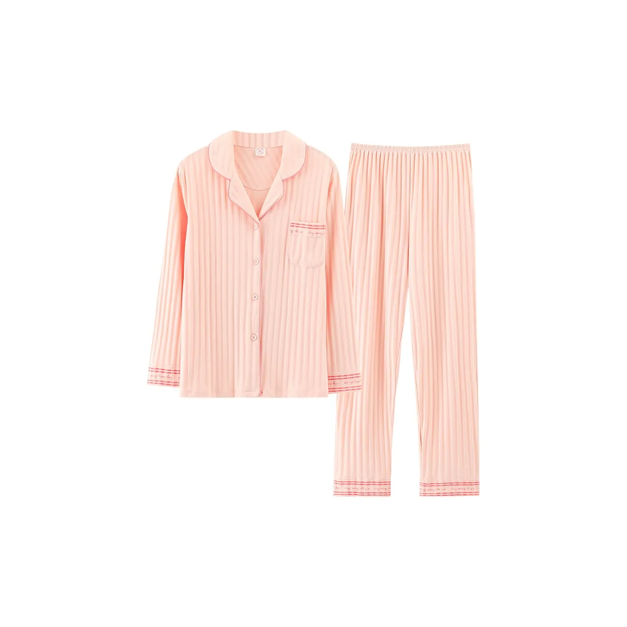 Pretty Lady Pajama Set Women's Light Pink