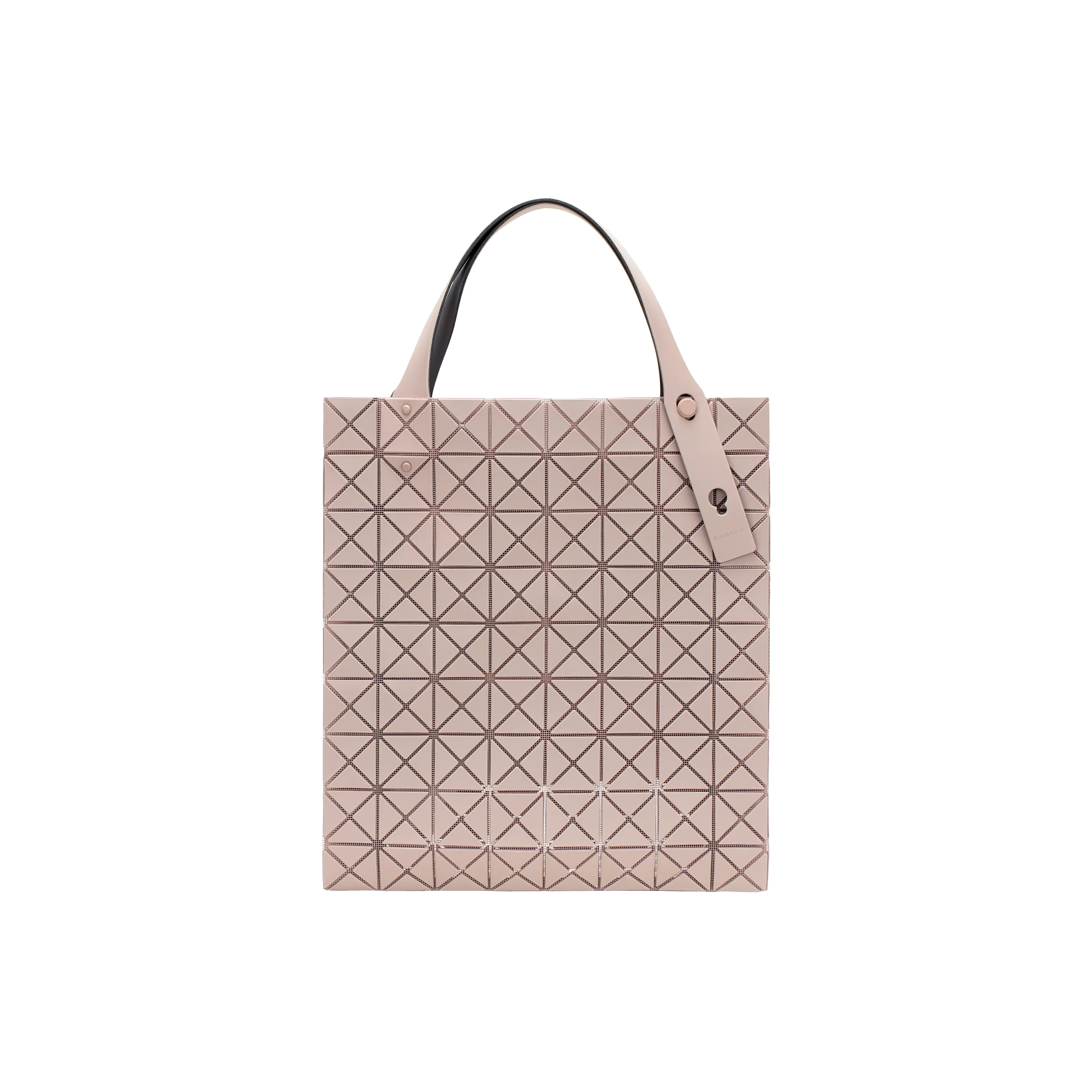 ISSEY MIYAKE Prism PVC Tote Bag Shopping Bag Handbag Women's Pink Beige