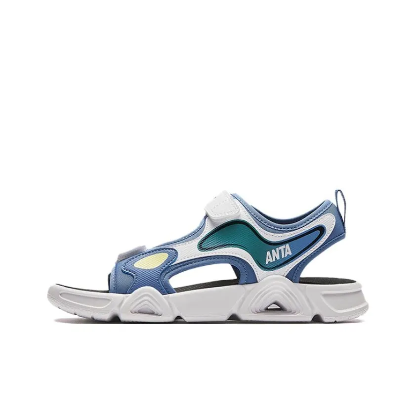 Antakids Slip-resistant Rebound And Breathable Children's Sandals Blue White Антакидс противоскользящие Rebound And Дышащие детские сандалии синие белые