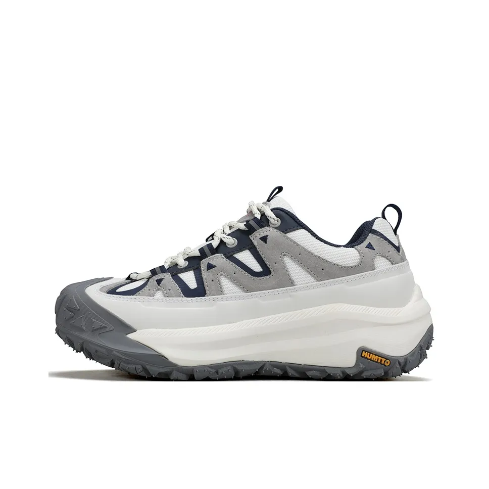 HUMTTO Поддержка Impact Resistant Сцепление Низкий Топ Походная обувь Женская Белая Темно-синий