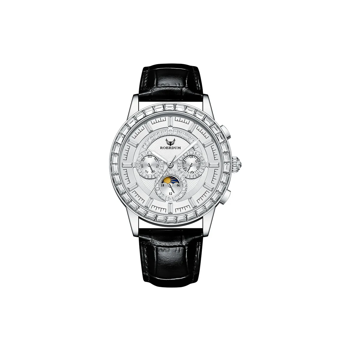 ROERDUM Super Master Collection Cool Play Mechanical Movement Watch Men's Watches White Dial