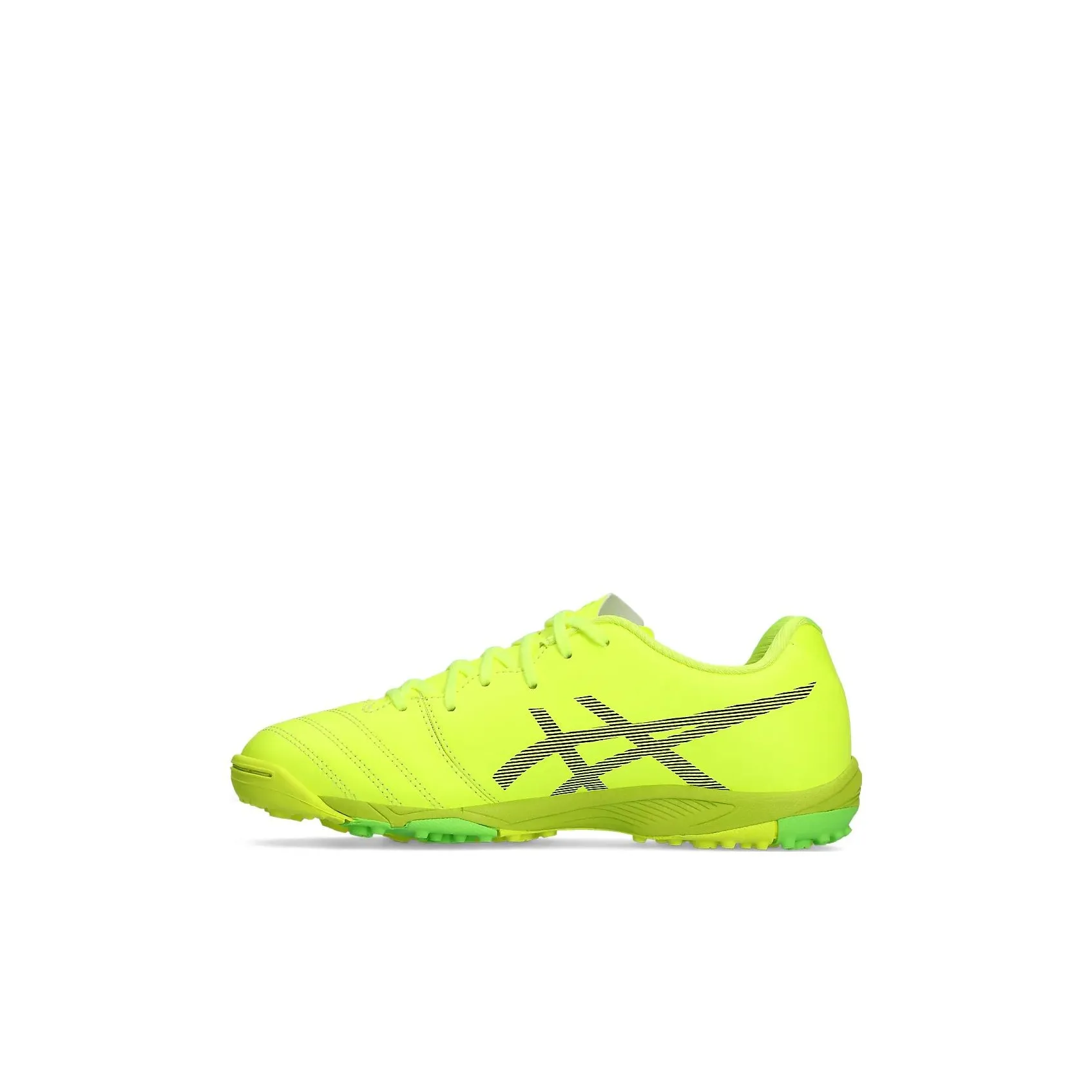 Asics Ds Light JR GS TF Износостойкий и Легкий Низкий Топ Детская футбольная обувь Желтая Японская версия для детей