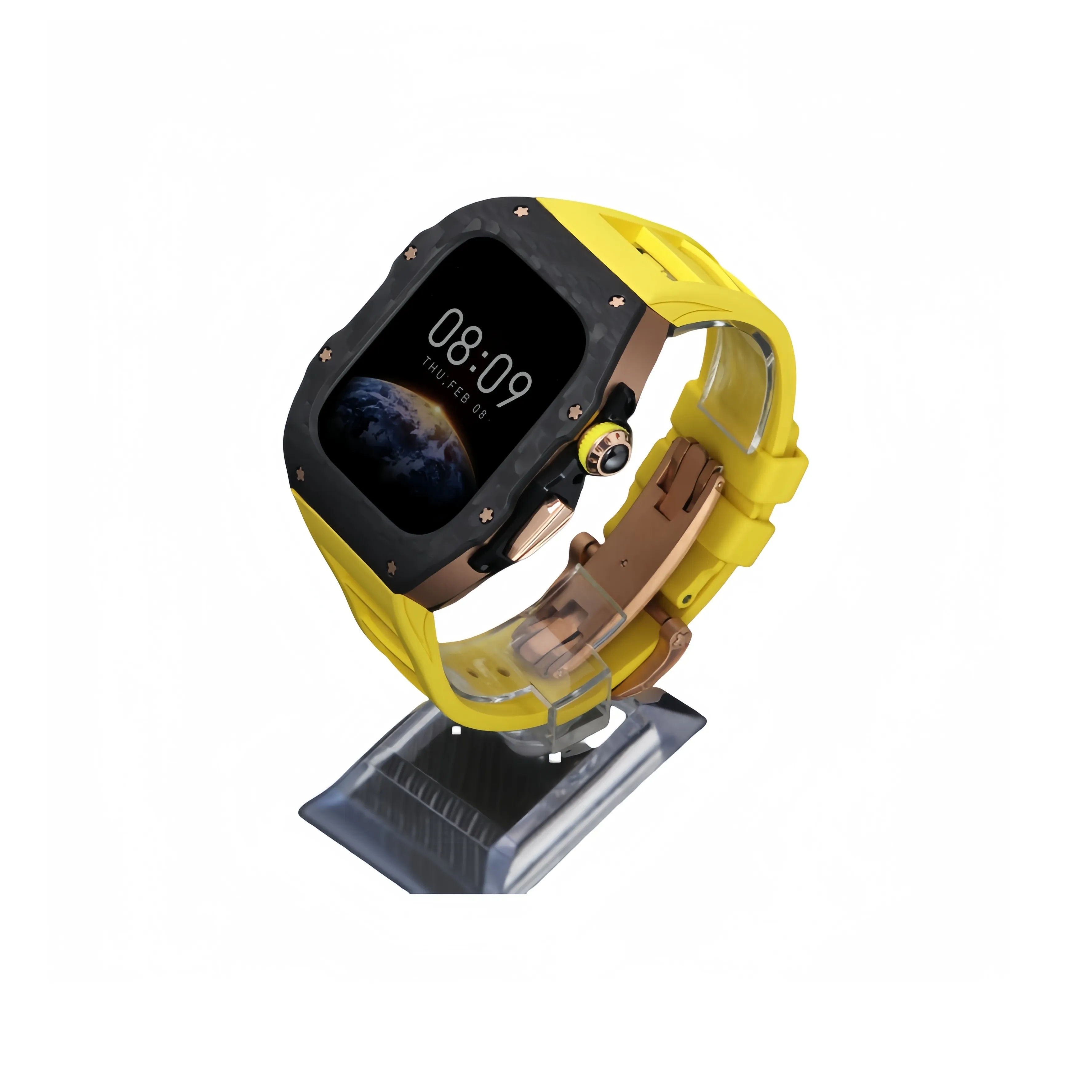 Akkerds Watch Полоска Apple Совместимость 42 46 мм Материал углеродное волокно