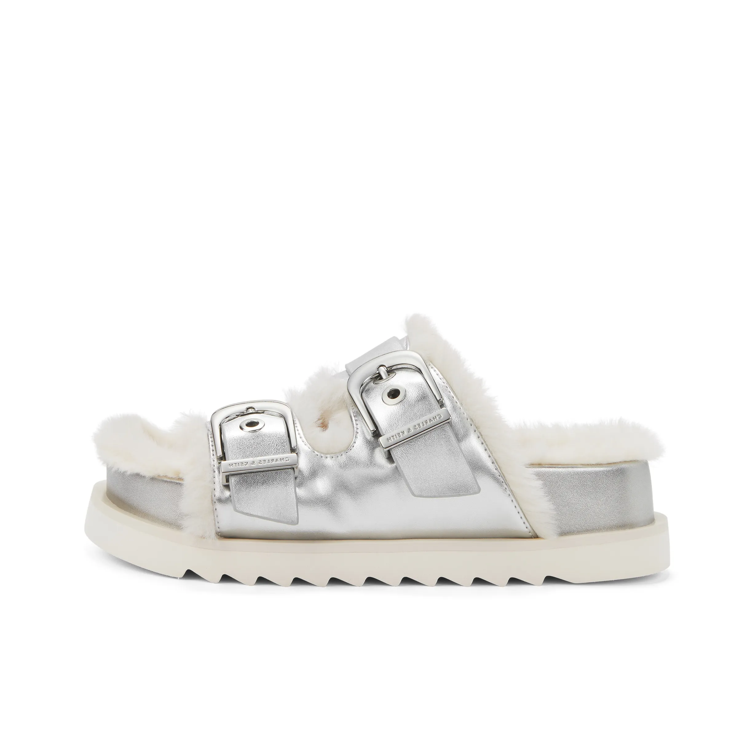 CHARLES&KEITH EVA Slip Resistant Slide Slippers 3.5cm Women's