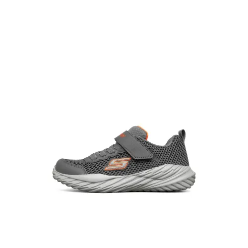 Skechers Nitro Sprint Детская повседневная обувь Низкий Топ Угольно-серый Kids