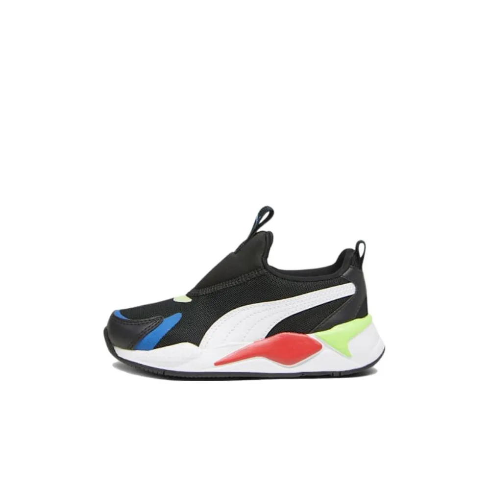 PUMA RS X MID Топ Детские Лайфстайл Кроссовки Черный Красный Дети Возраст 3-7 Лет