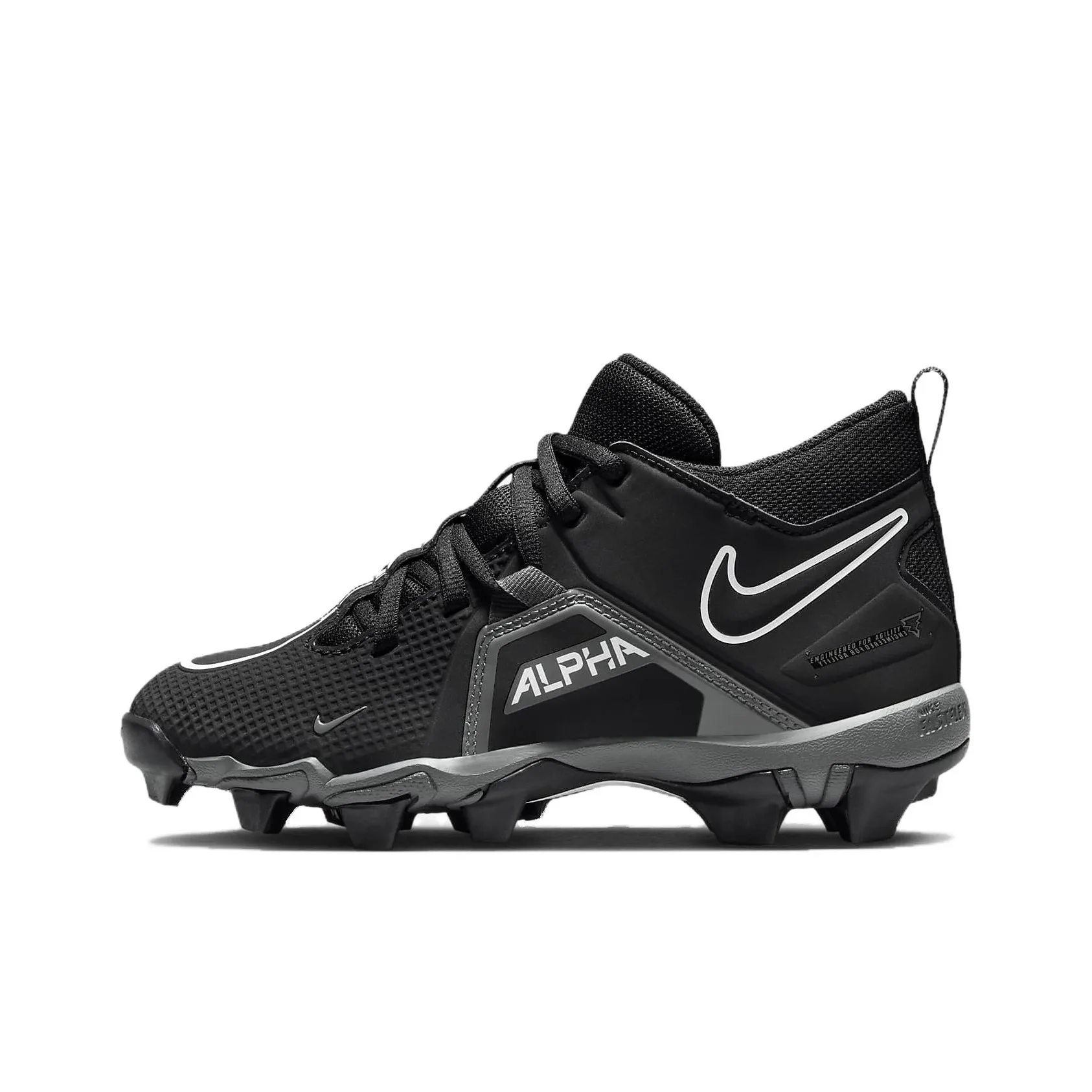 Nike Alpha Menace 3 Shark Wide GS 'Black Iron Grey'