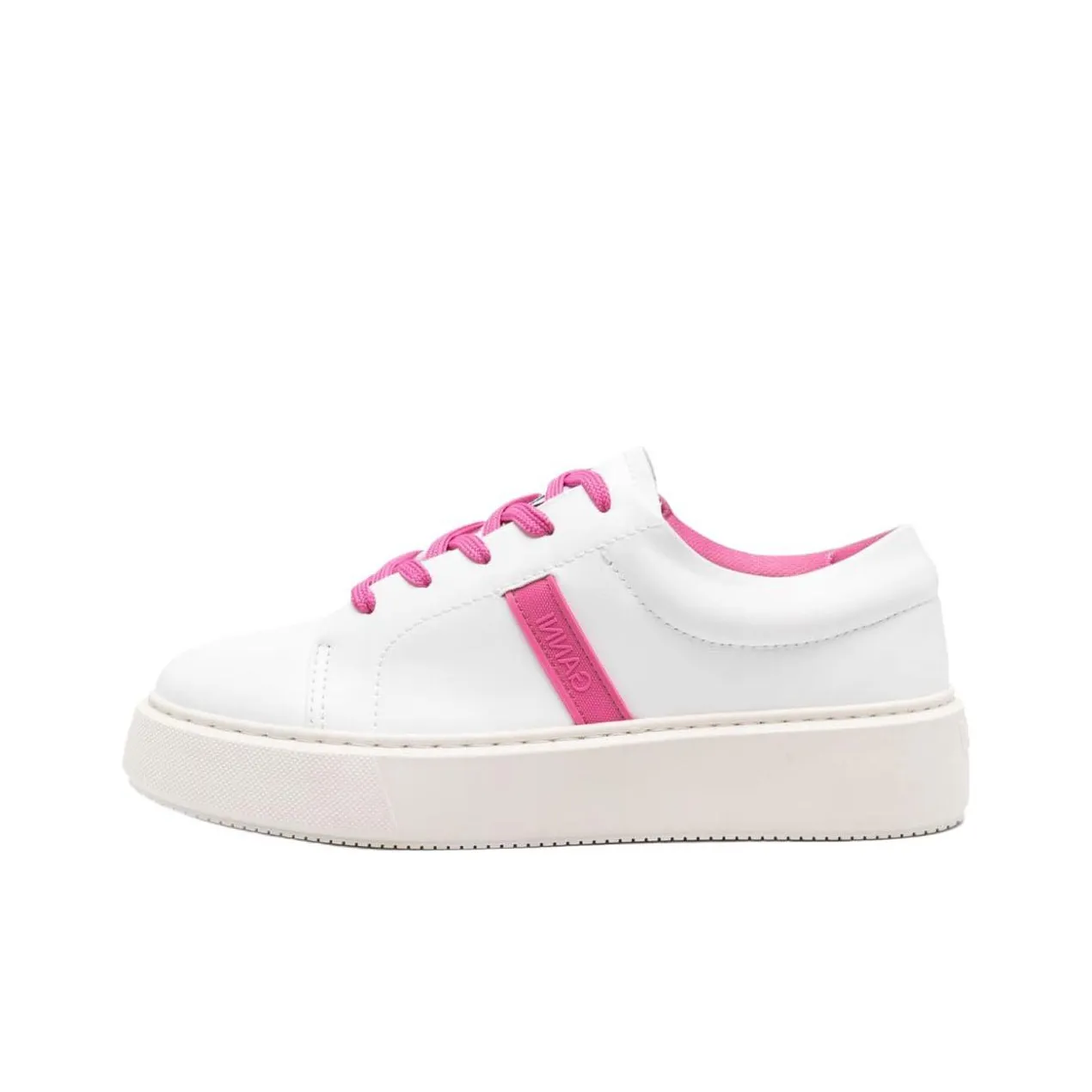 GANNI Low Top Skateboard Shoes Women's White