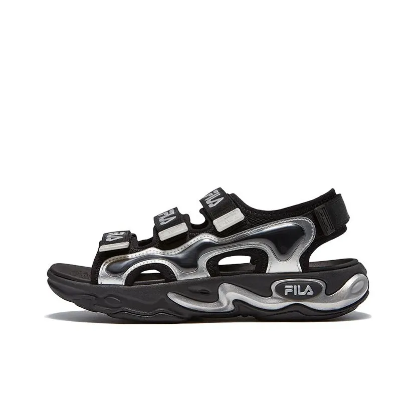 FILA KIDS Детские Сандалии Черный Серебряный Серый