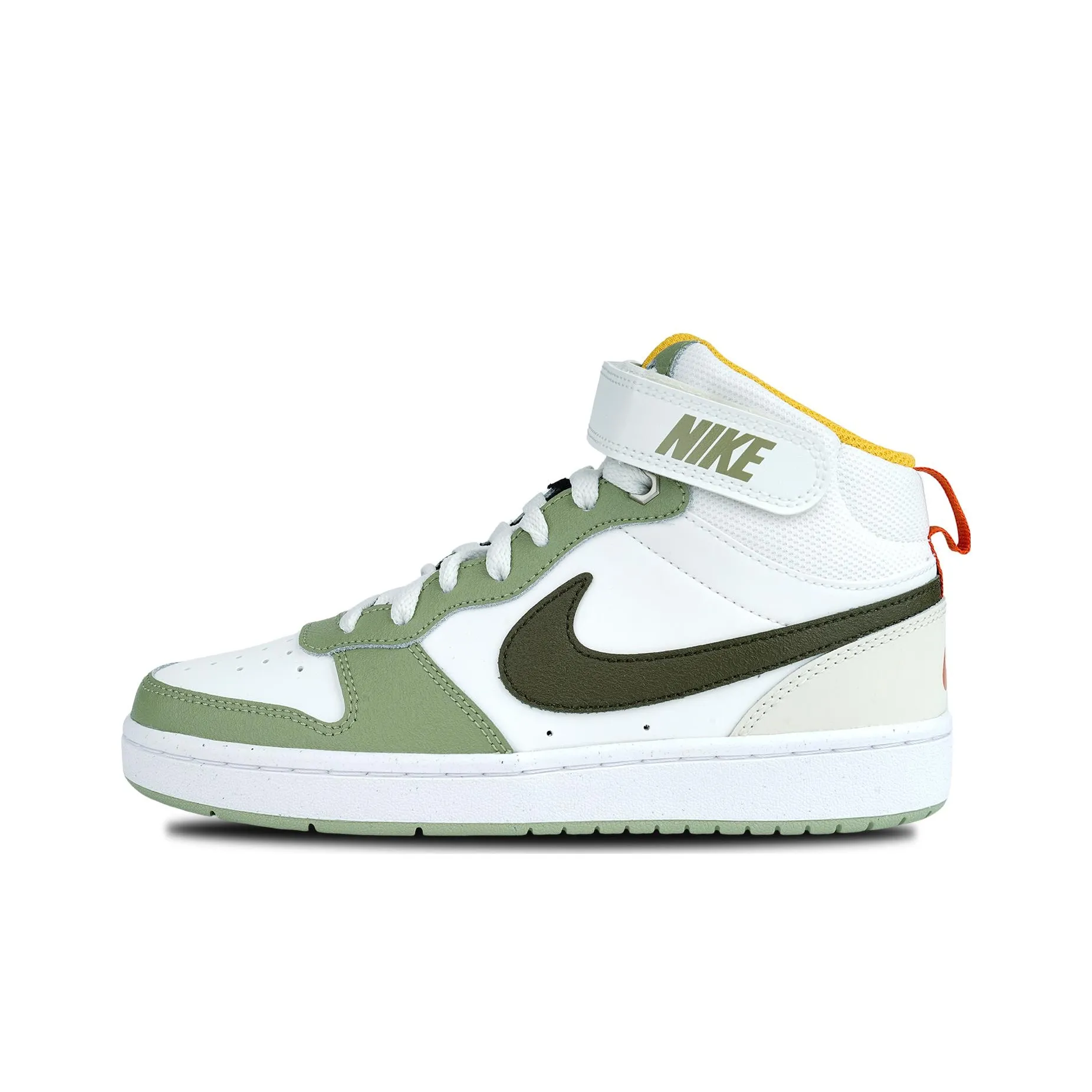 Nike Court Borough Mid Off White Green GS