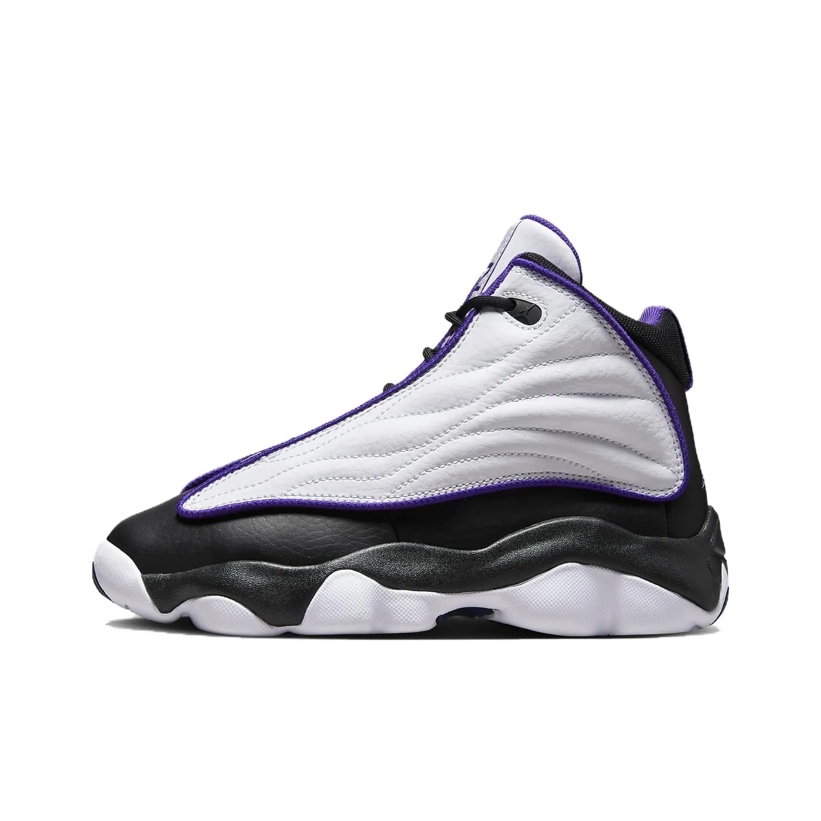 Джордан Pro Strong Slip-Resistant Anti-KICK Амортизация Высокий Топ Детские Баскетбольные Кроссовки Белый Черный Фиолетовый Подростки