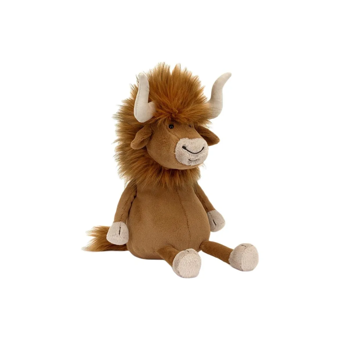 JELLYCAT Farm Animal Collection Ramone Bull Быки Куклы Плюшевая кукла 24 см Высота в сидячем положении
