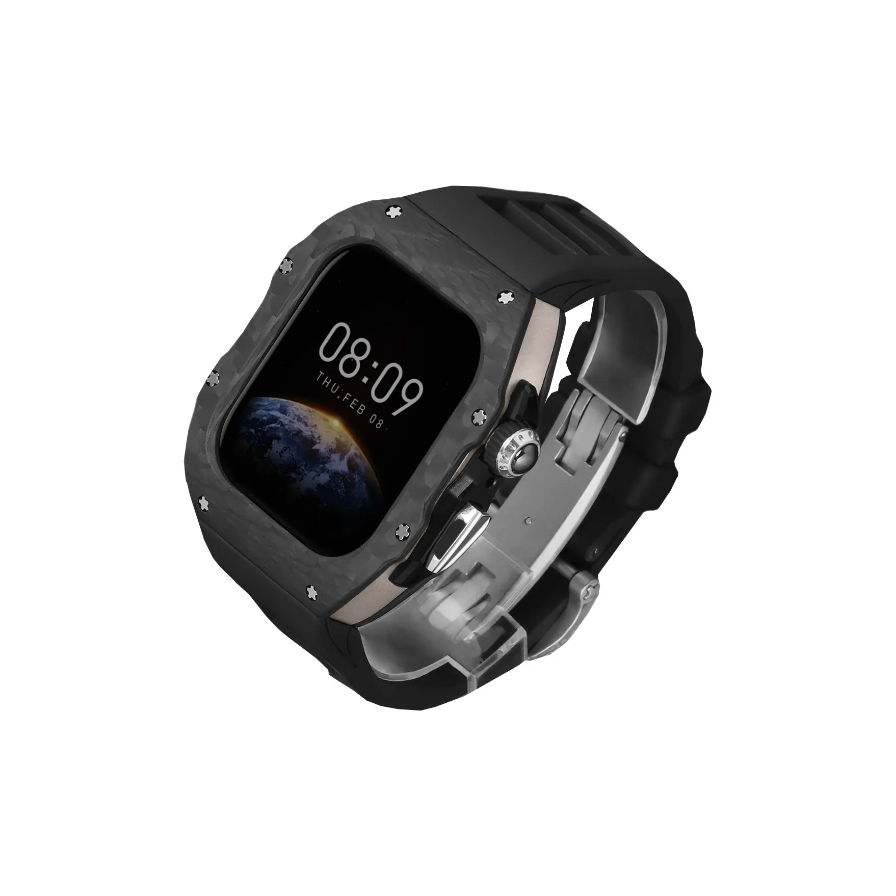 Wepro Watch Полоска Apple Совместимость 46 мм Фторкаучук Материал