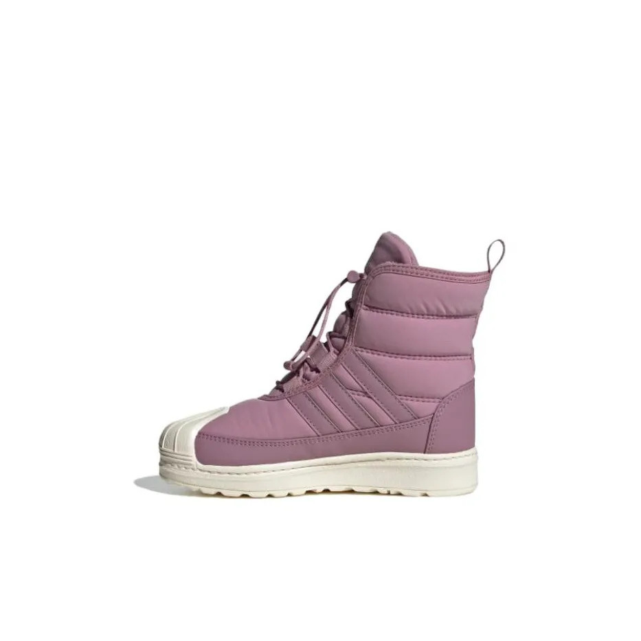 Adidas Originals 360 2,0 Амортизация Устойчивость к истиранию Термический Высокий Топ KIDS Lifestyle Shoes Орхидейно-фиолетовый Детский