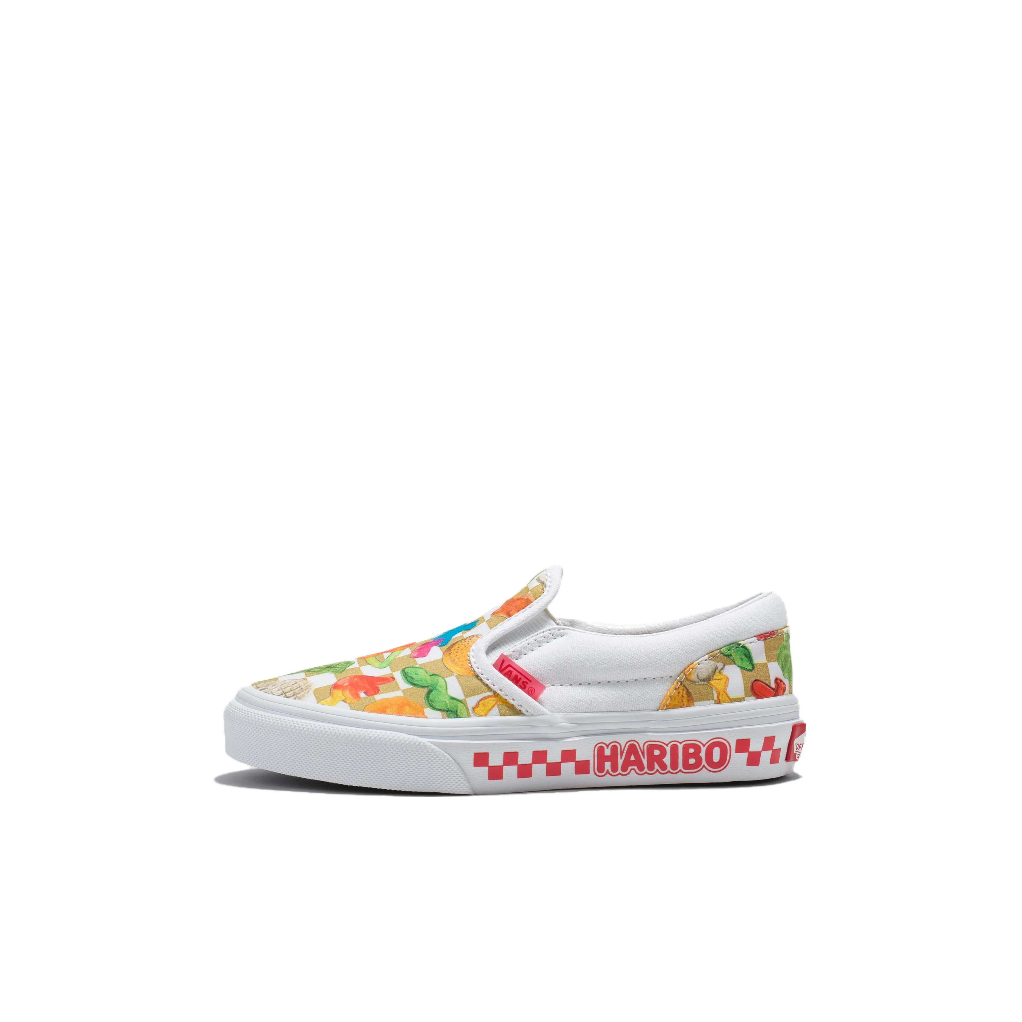 Vans HARIBO Амортизация Износостойкие Низкие Топы Детские Скейтбординги Многоцветные для Детей 3-7 лет