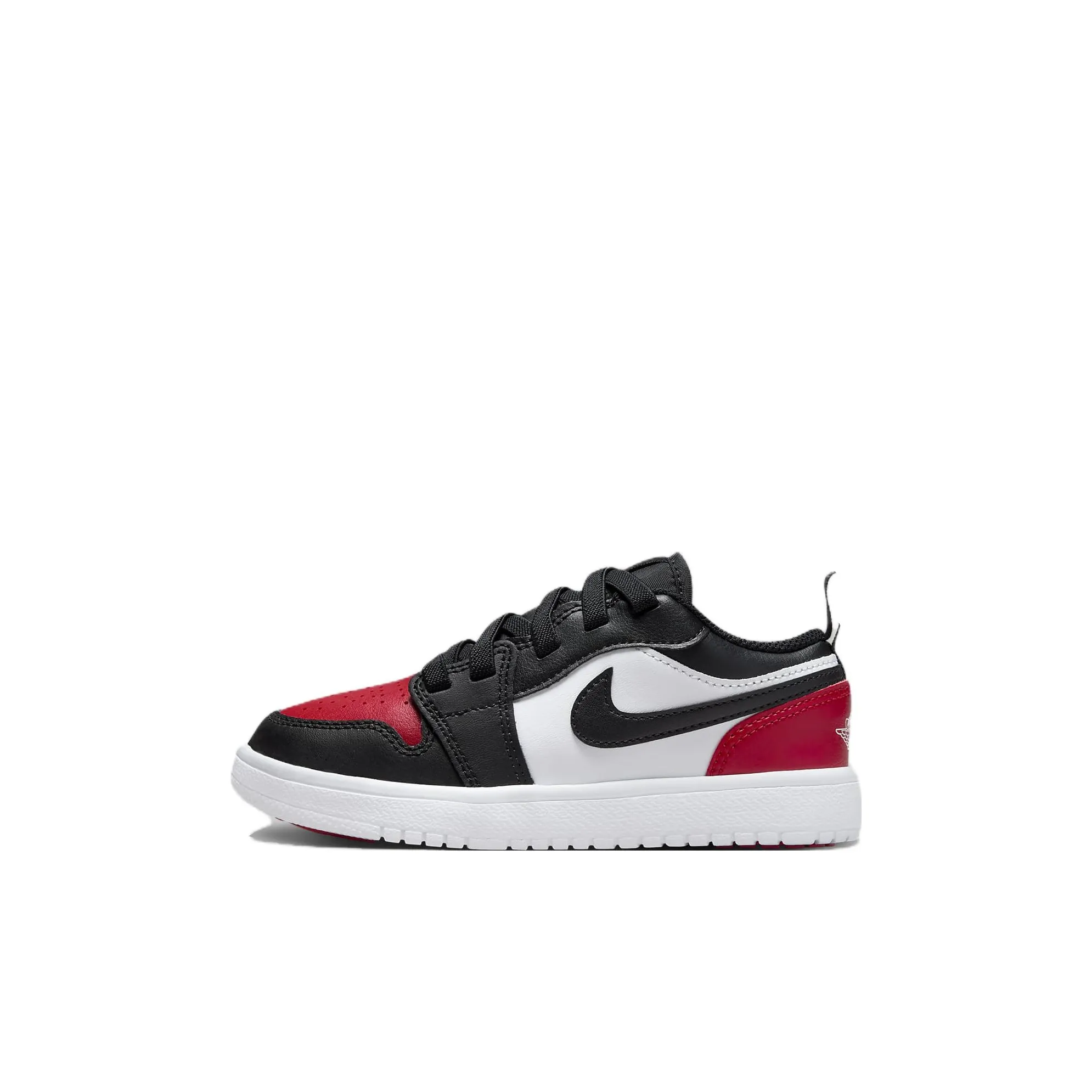 Jordan Air Jordan 1 Alt Low Топ Детские баскетбольные кроссовки Черный Красный Для детей 3-7 лет