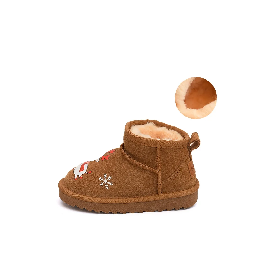 Budding Термические противоскользящие низкие детские ботинки для малышей