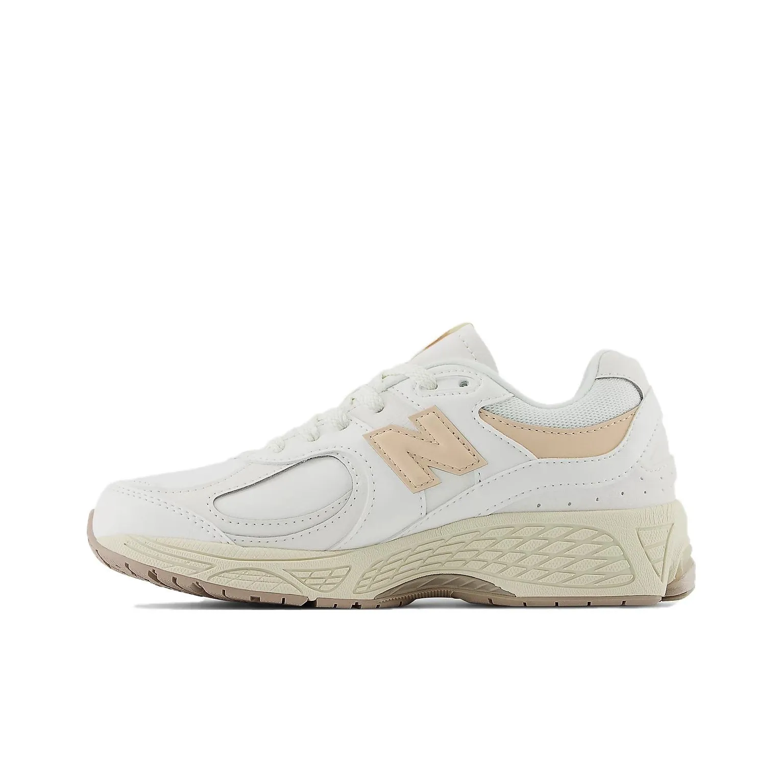 New Balance Kids 2002R 'Beige/White' Sneakers