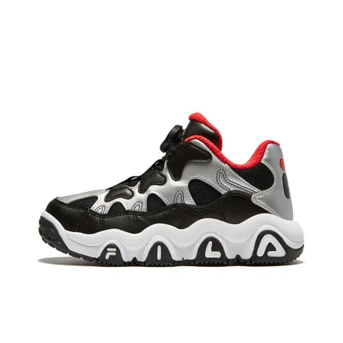 FILA KIDS Баскетбольные кроссовки Low Топ Черно-серебро Унисекс