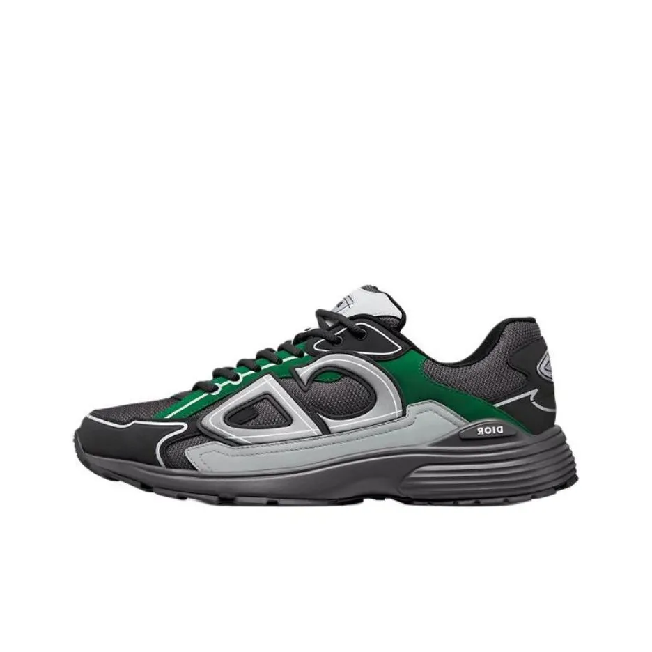 DIOR B30 Low-Top Casual Shoes Men's Dark Gray
