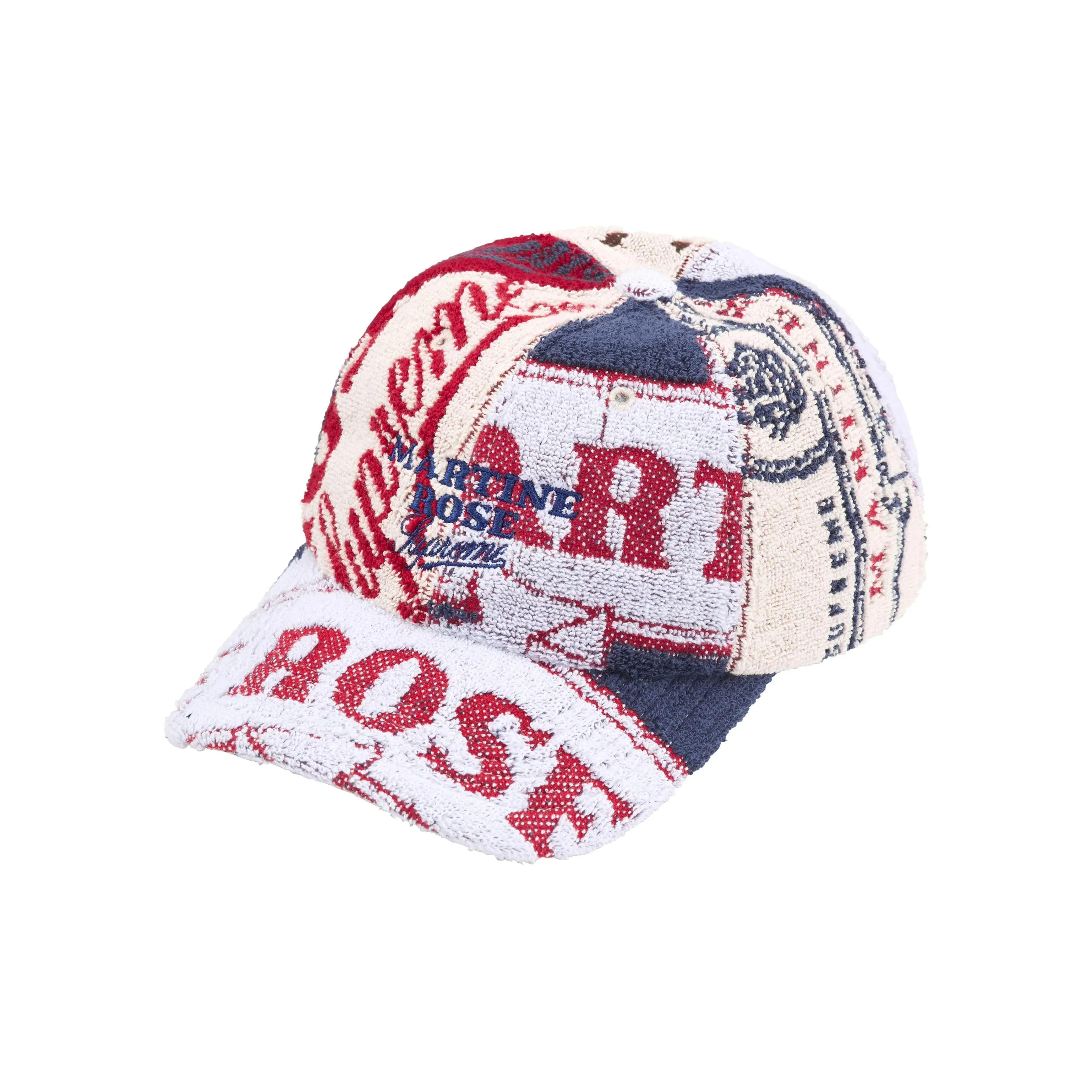 Supreme x MARTINE ROSE Хлопковые кепки унисекс белые