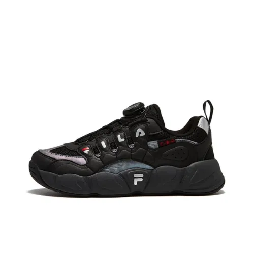 FILA KIDS Баскетбольные кроссовки Low Топ Черные Унисекс