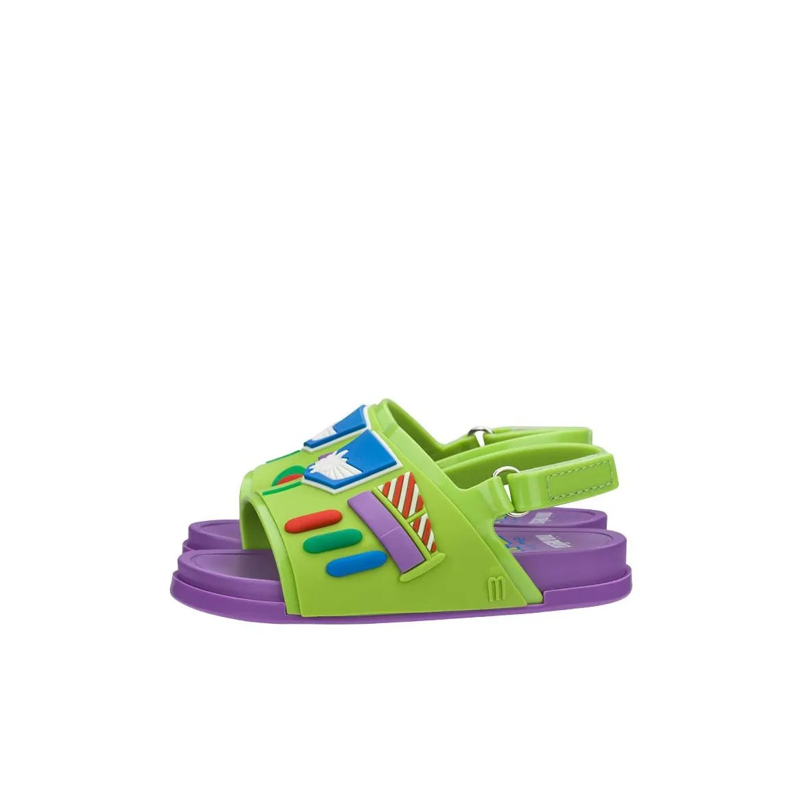 Melissa Children's Sandals Purple Green Children Aged 3-7 Years Мелисса Детские Сандалии Фиолетовый Зеленый Дети Возраст 3-7 Лет